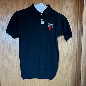 Chicago Bulls Black Polo Shirt